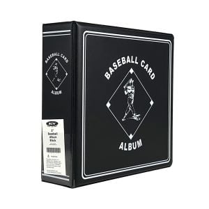 3 in. Album - Baseball - Black