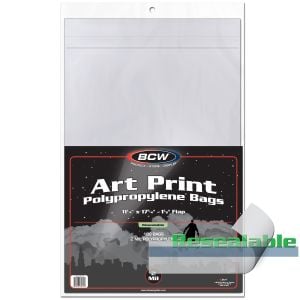 Resealable 11x17 Art Print Bags