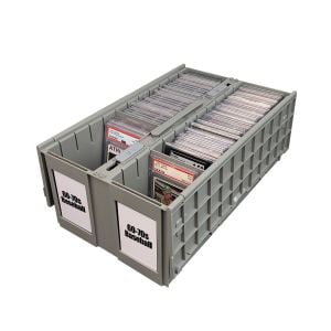 Graded Card Bin - 2 Row - Gray