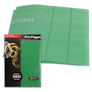 Side Loading 18-Pocket Pro Pages-Green LTD STOCK