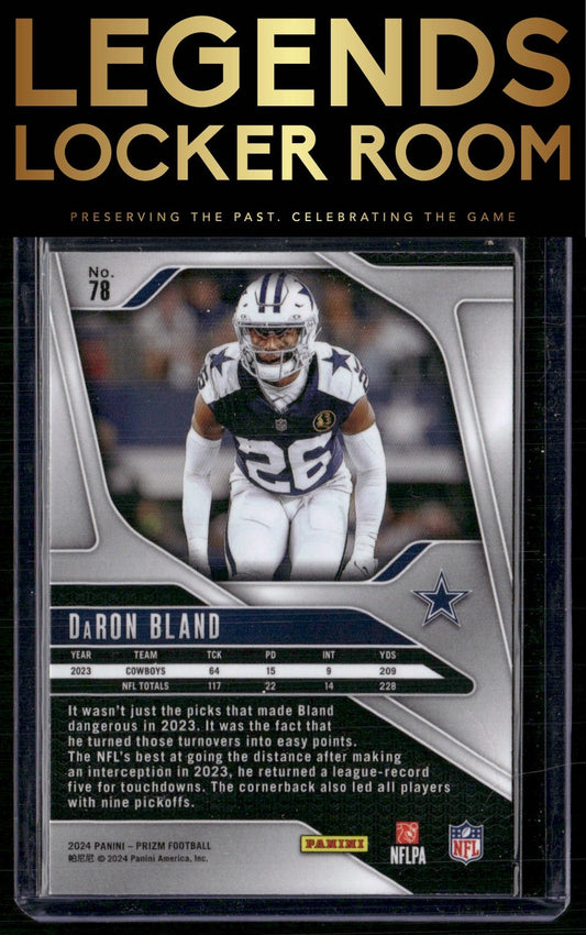 2024 Panini Prizm #78 DaRon Bland