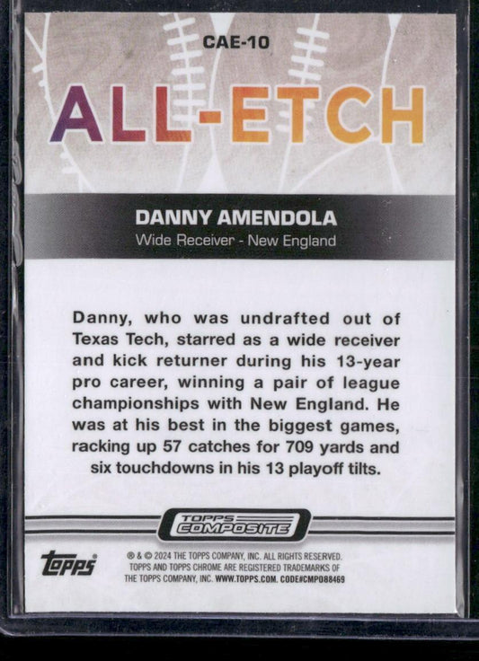 2023 Topps Composite #CAE-10 Danny Amendola Chrome All Etch X-Fractor