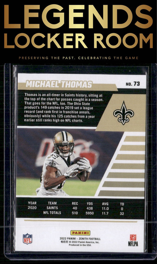 2022 Zenith #73 Michael Thomas Retail
