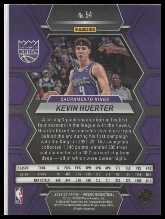 2022-23 Panini Mosaic #54 Kevin Huerter
