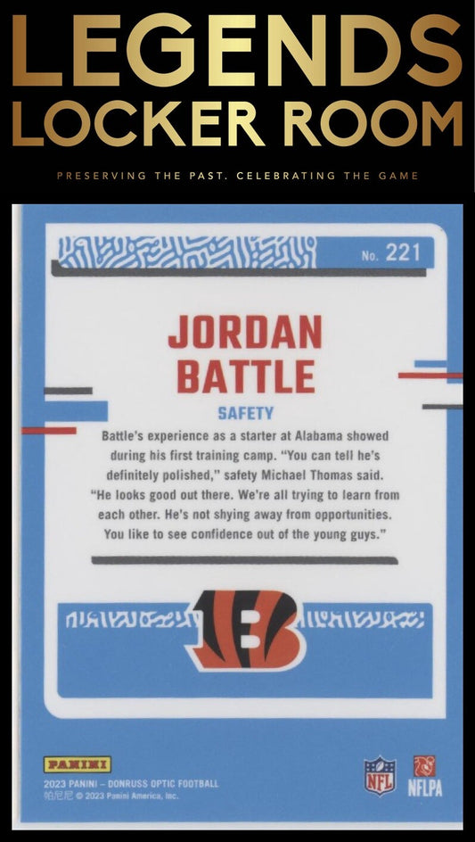 2023 Donruss Optic #221 Jordan Battle