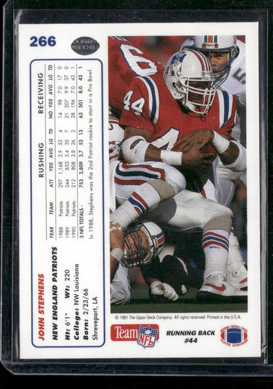 1991 Upper Deck #266 John Stephens