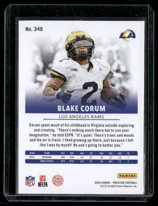2024 Panini Prestige #349 Blake Corum