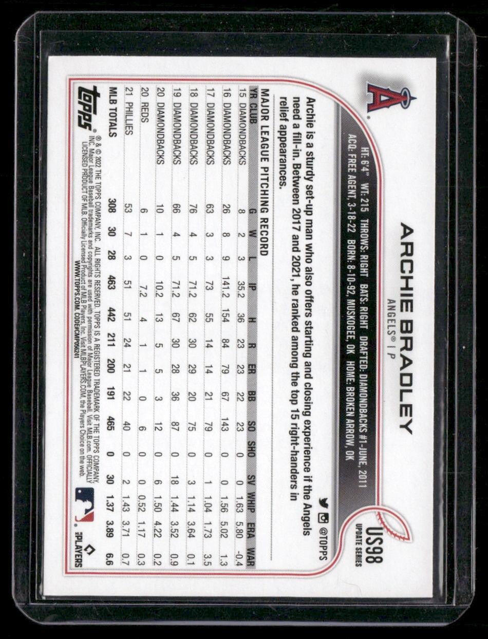 2022 Topps Update #US98 Archie Bradley