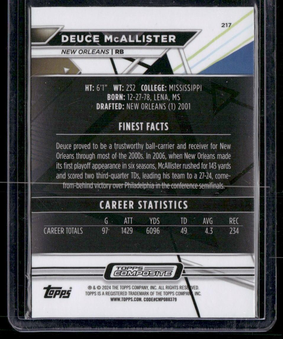 2023 Topps Composite #217 Deuce McAllister