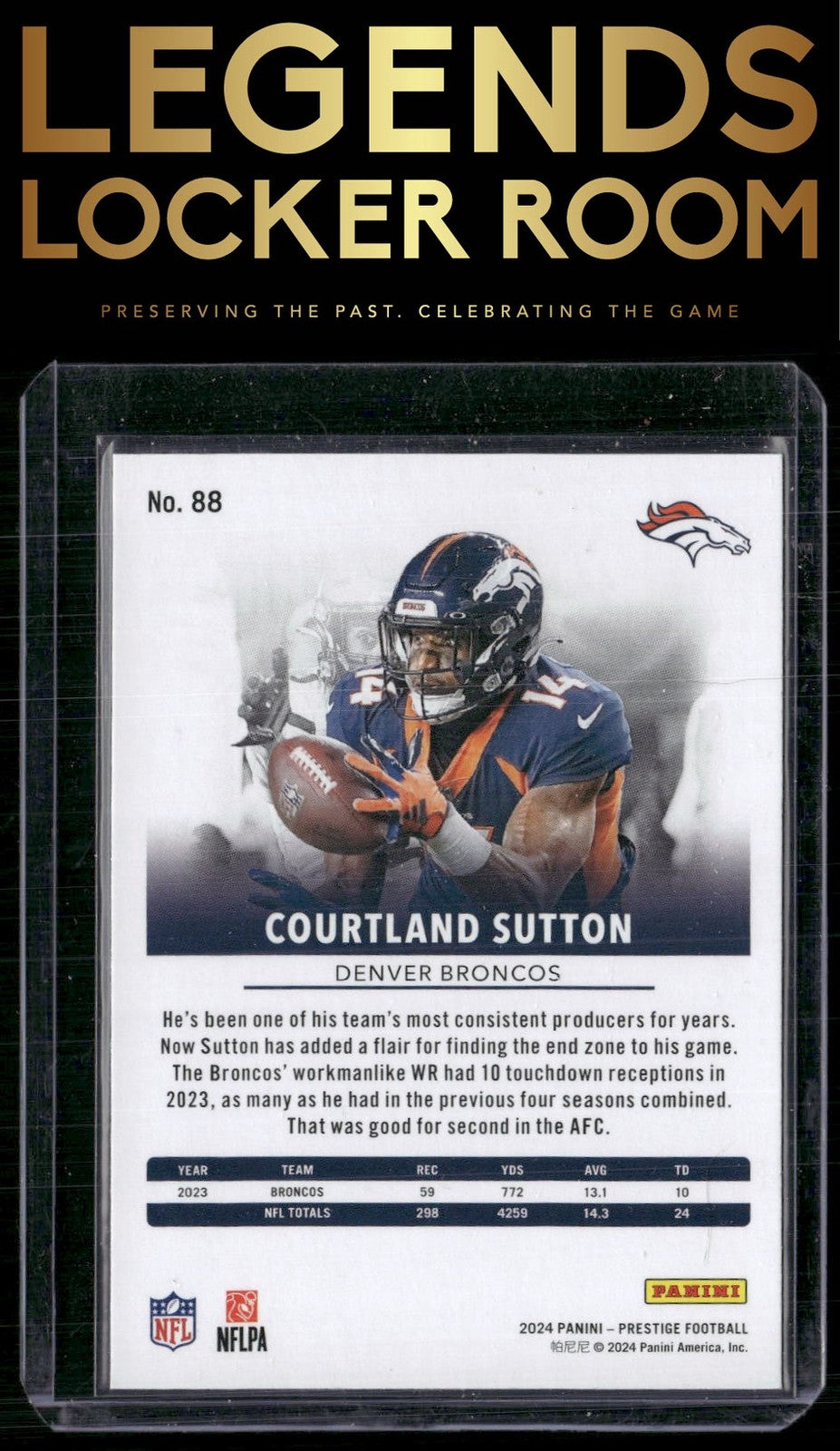 2024 Panini Prestige #88 Courtland Sutton