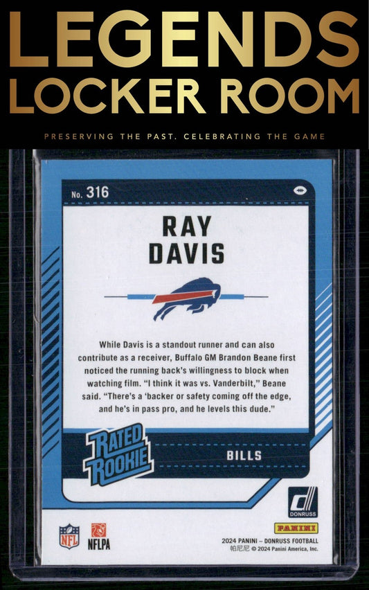2024 Donruss #316 Ray Davis