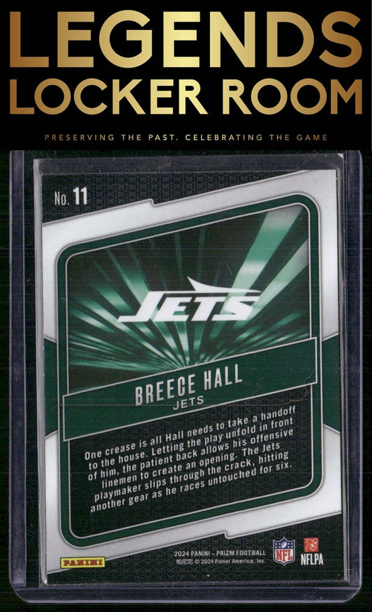 2024 Panini Prizm #11 Breece Hall Hype