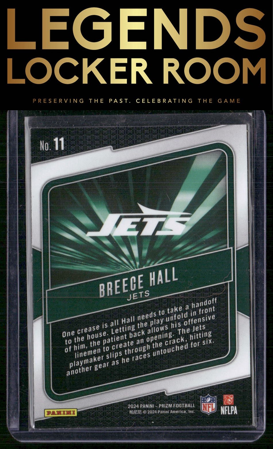 2024 Panini Prizm #11 Breece Hall Hype