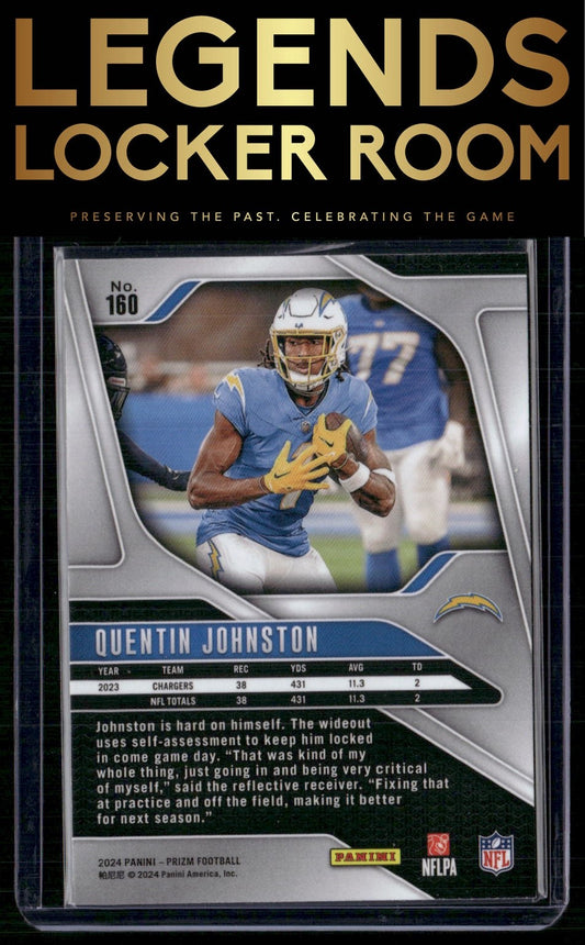 2024 Panini Prizm #160 Quentin Johnston