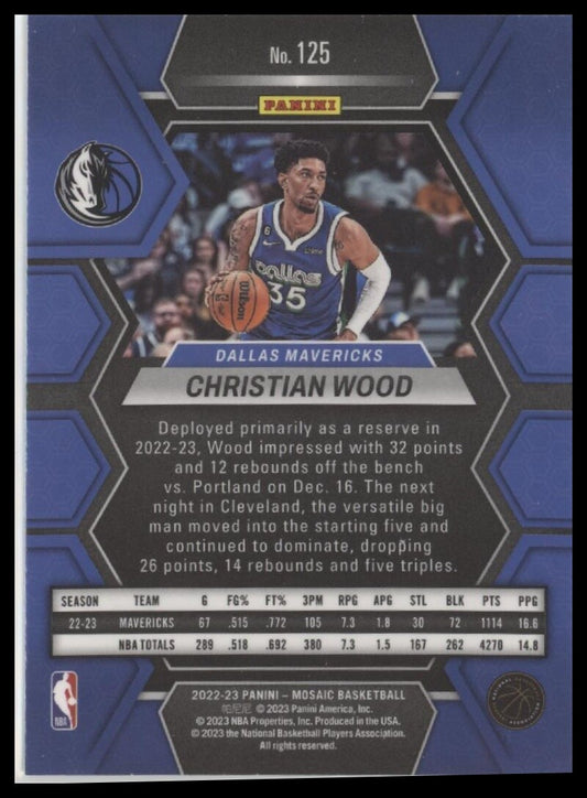 2022-23 Panini Mosaic #125 Christian Wood
