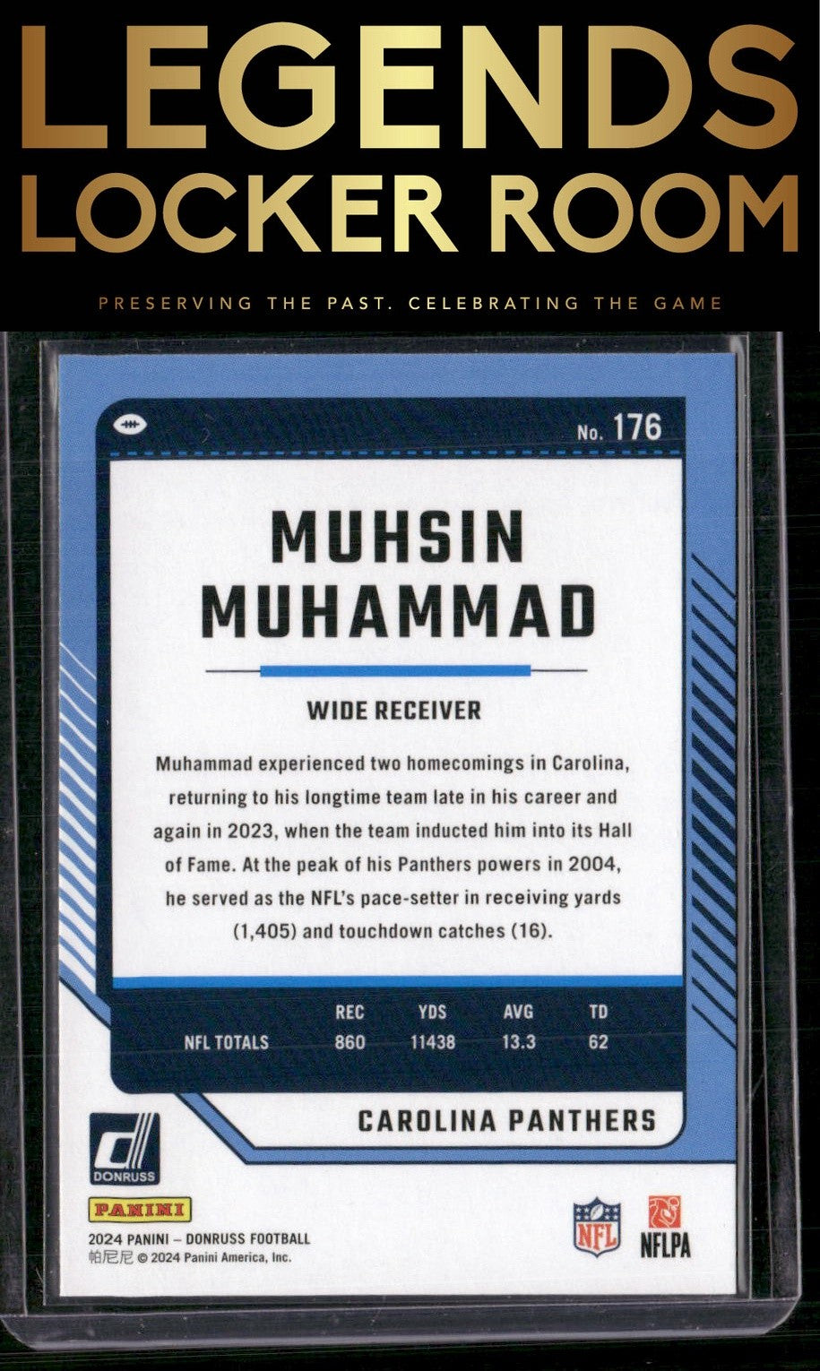 2024 Donruss #176 Muhsin Muhammad