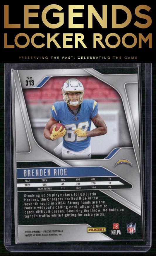 2024 Panini Prizm #313 Brenden Rice