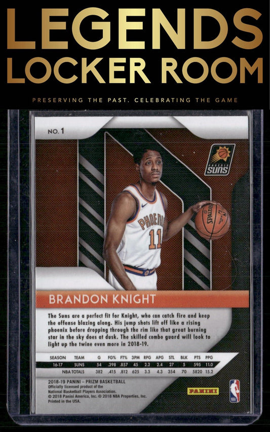 2018-19 Panini Prizm #1 Brandon Knight
