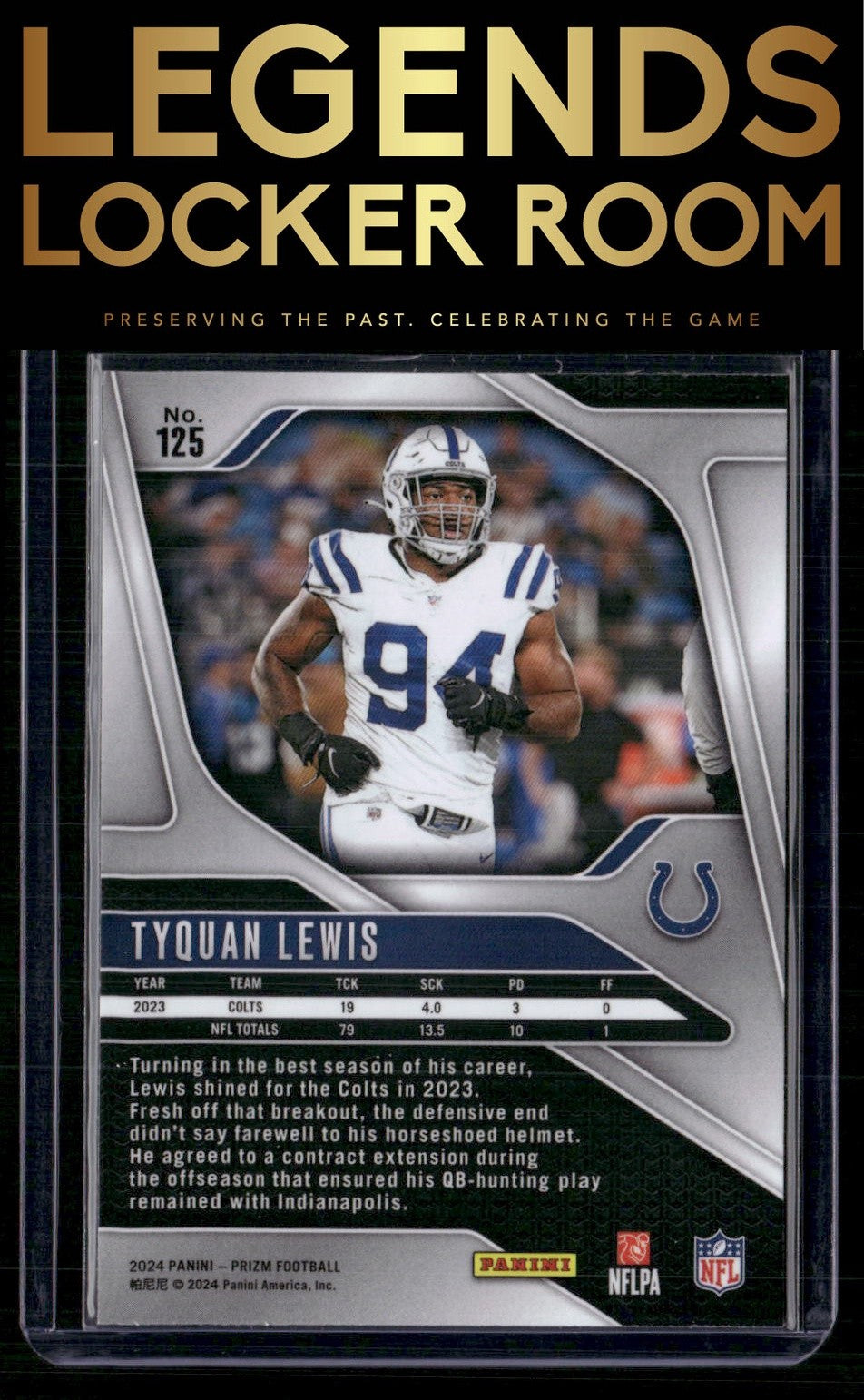 2024 Panini Prizm #125 Tyquan Lewis