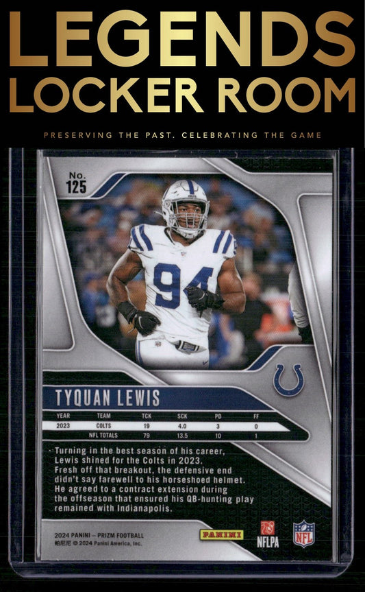 2024 Panini Prizm #125 Tyquan Lewis