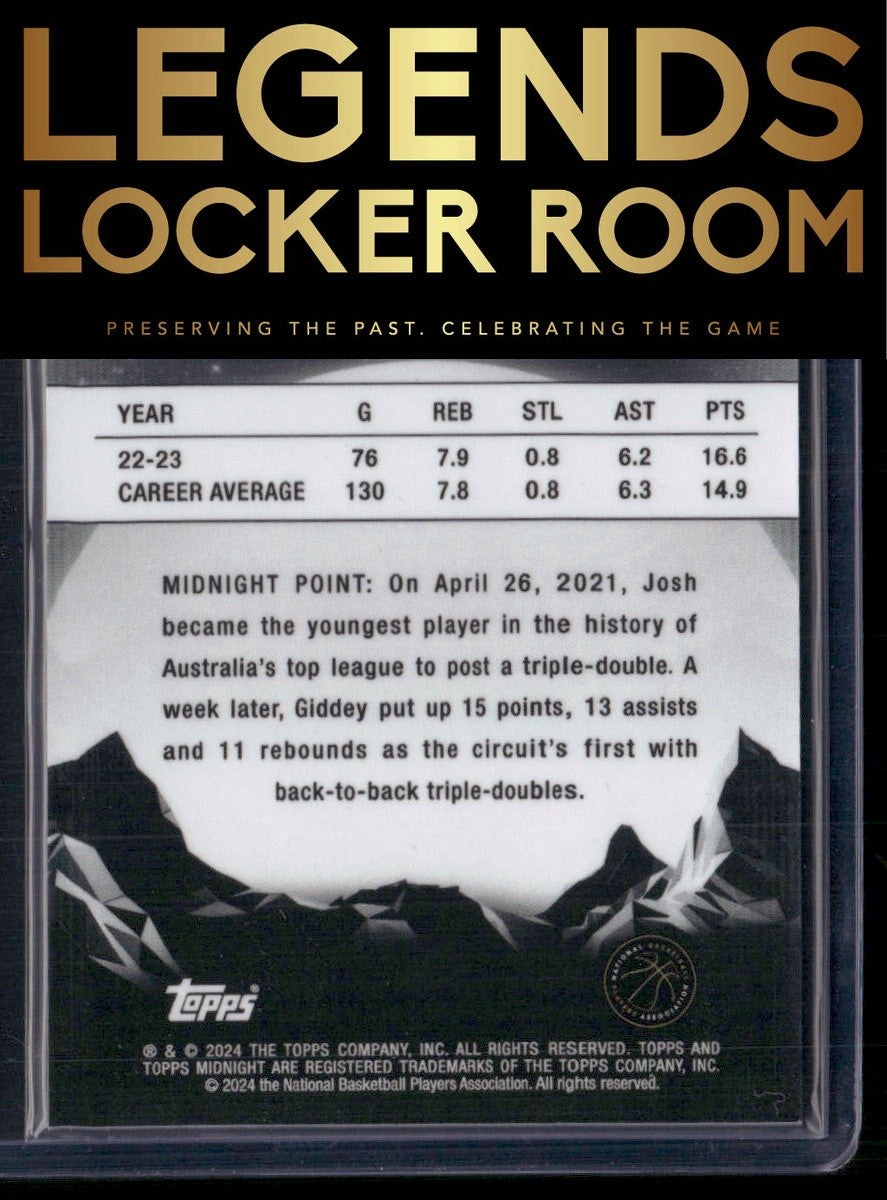 2023-24 Topps Midnight #77 Josh Giddey
