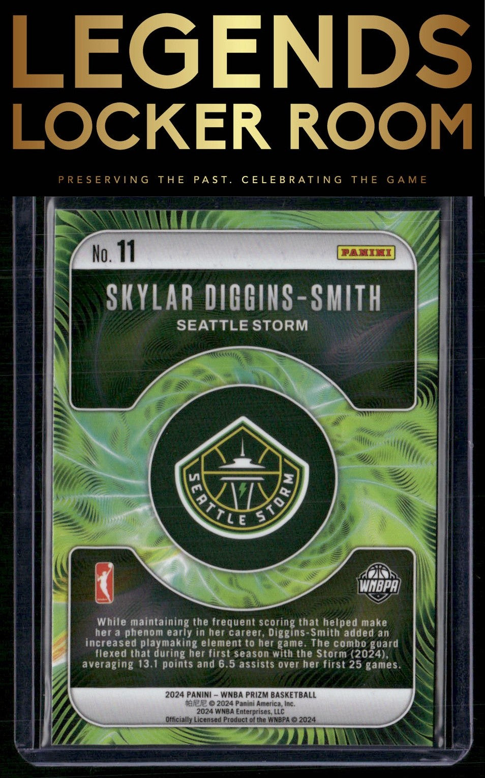 2024 Panini Prizm WNBA #11 Skylar Diggins-Smith Fractal