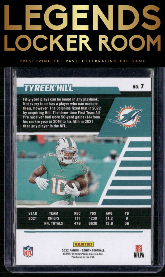 2022 Zenith #7 Tyreek Hill Retail