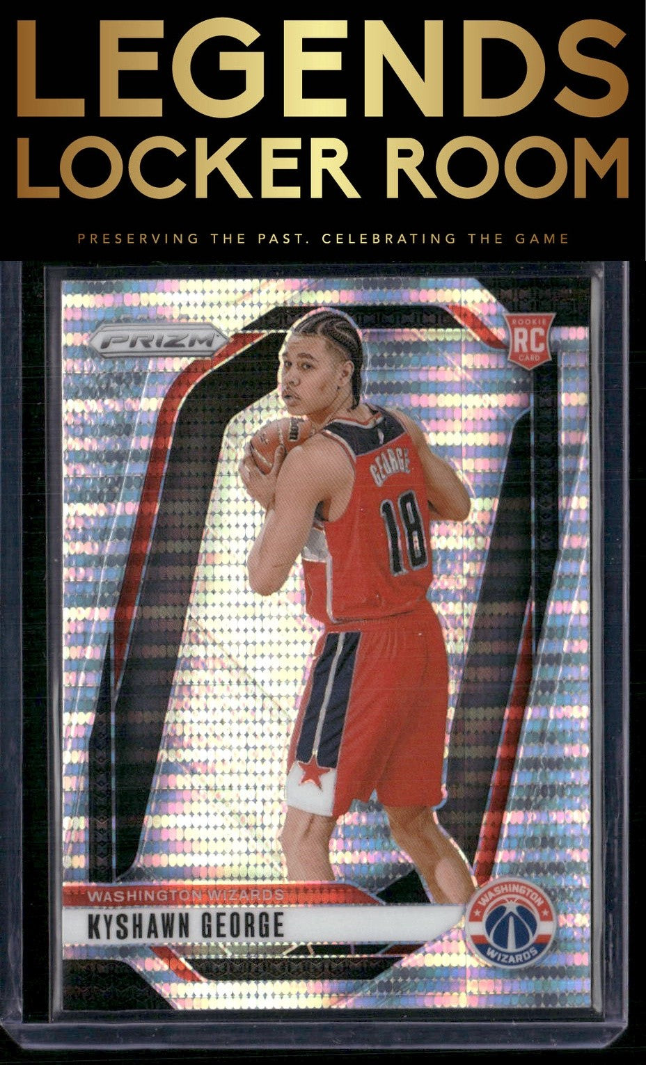 2024-25 Panini Prizm #257 Kyshawn George Prizms Pulsar