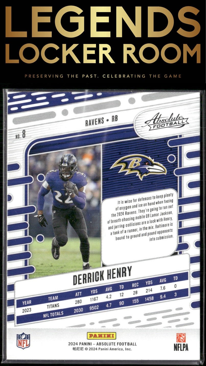 2024 Panini Absolute #8 Derrick Henry