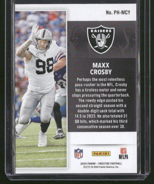 2024 Panini Prestige #PH-MCY Maxx Crosby Power House