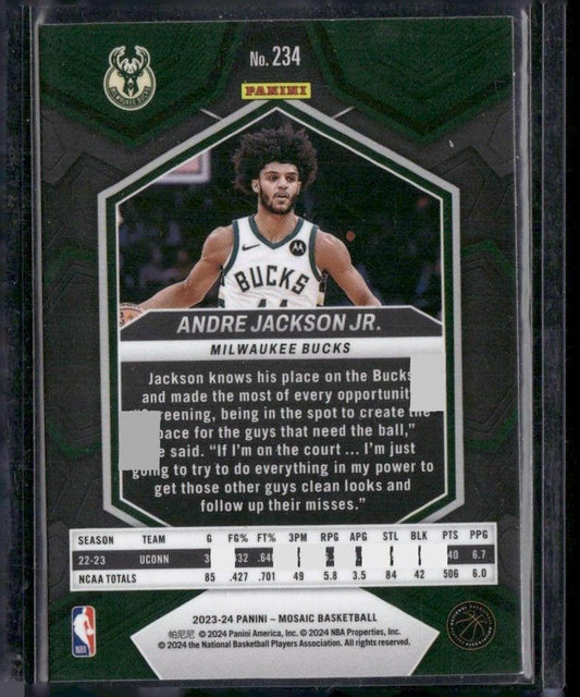 2023-24 Panini Mosaic #234 Andre Jackson Jr.