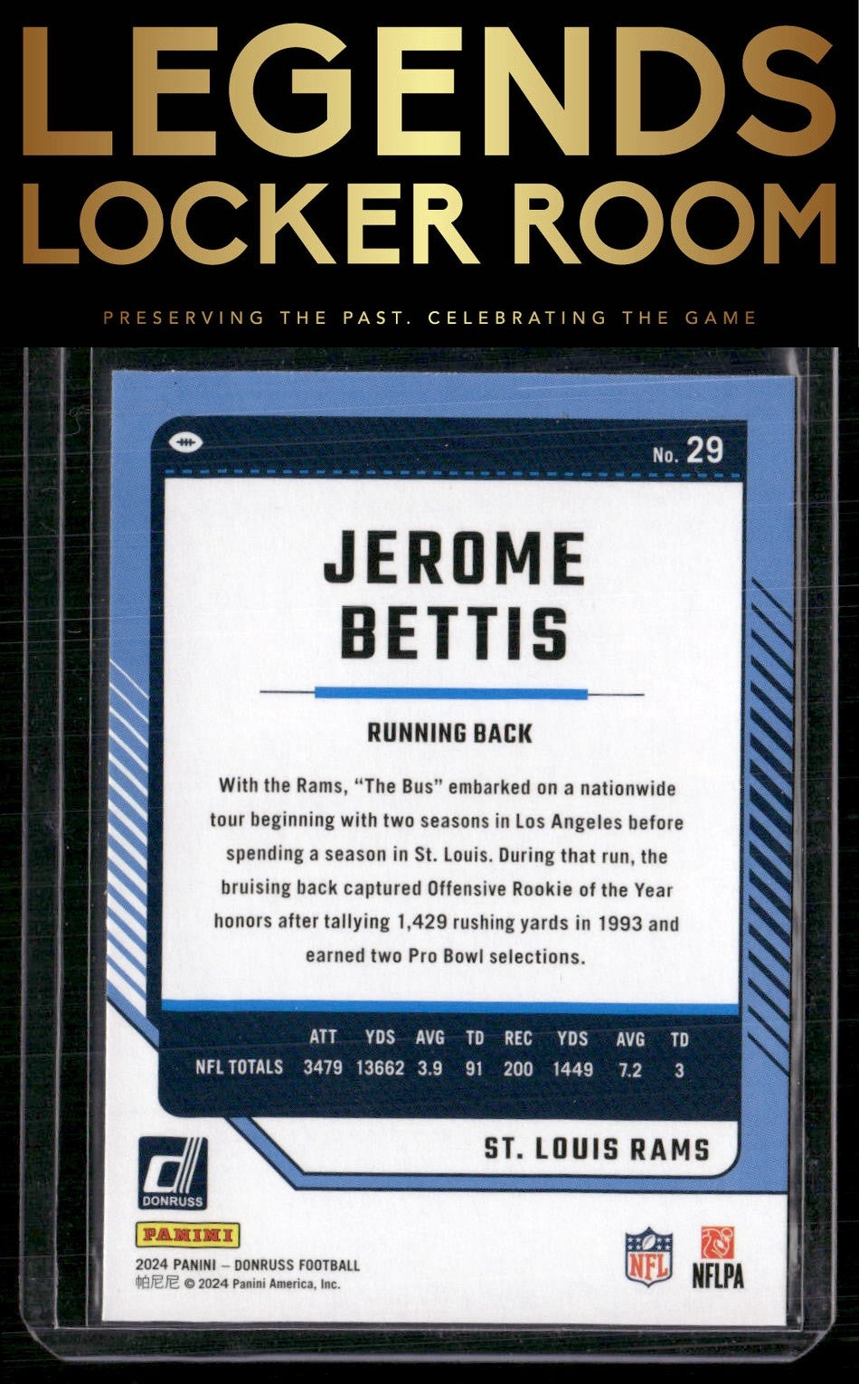 2024 Donruss #29 Jerome Bettis