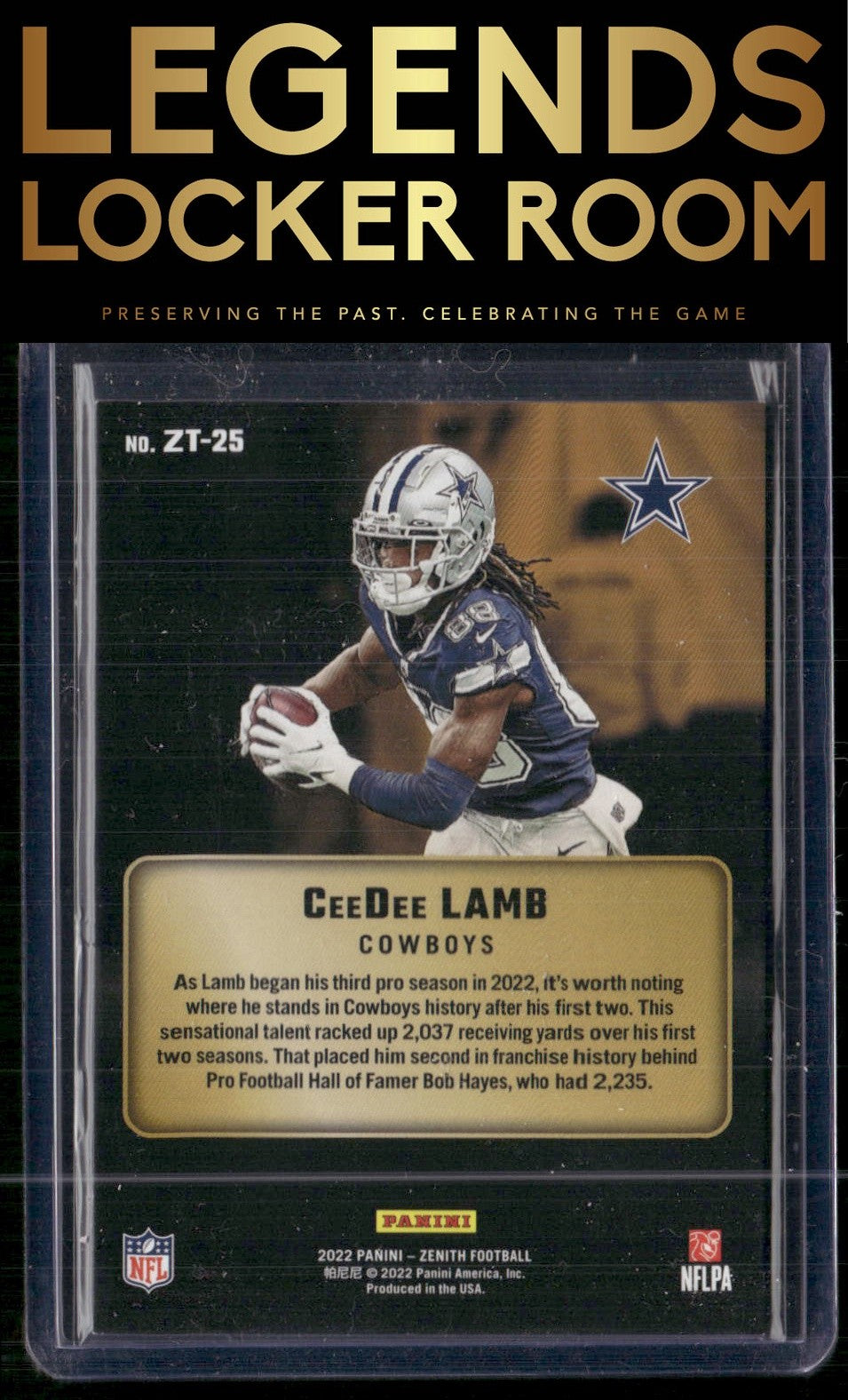 2022 Zenith #ZT-25 CeeDee Lamb Z-Team