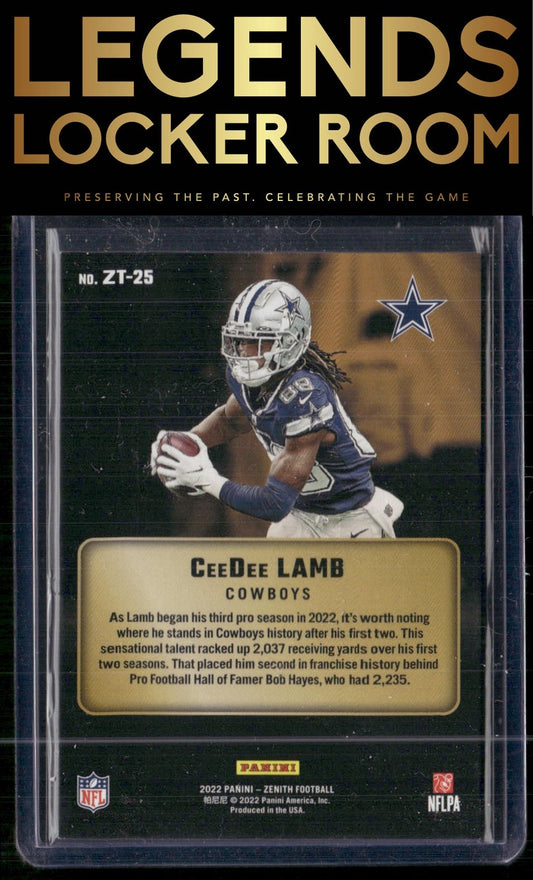 2022 Zenith #ZT-25 CeeDee Lamb Z-Team