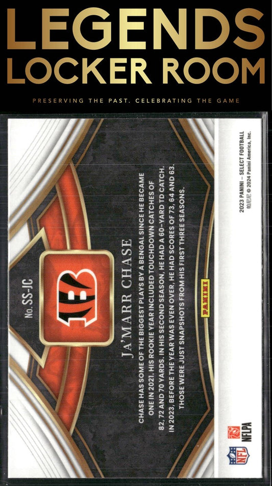 2023 Panini Select #SS-JC Ja'Marr Chase Snapshots