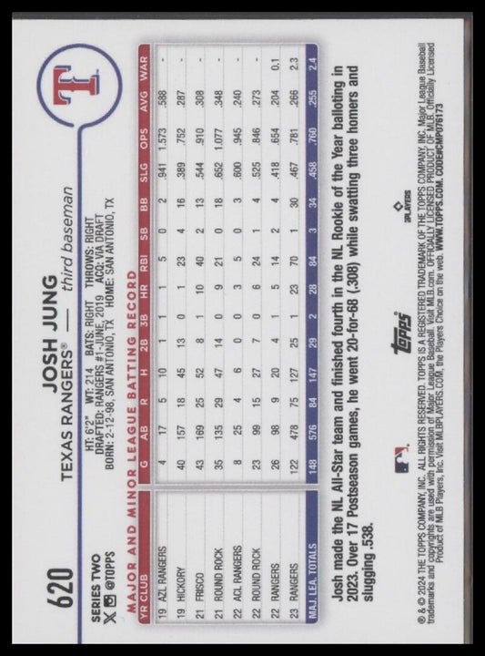 2024 Topps #620 Josh Jung
