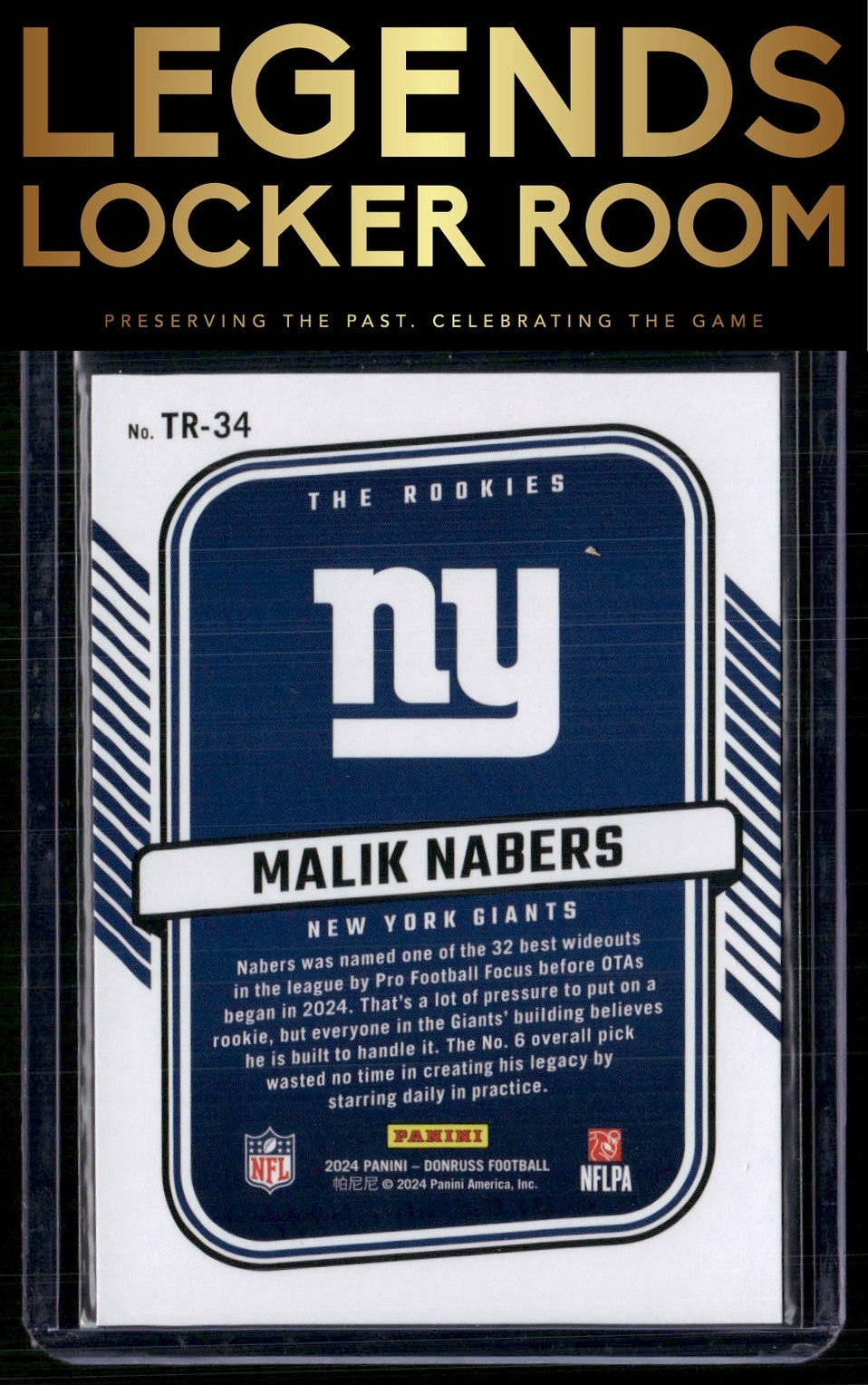 2024 Donruss #TR-34 Malik Nabers The Rookies