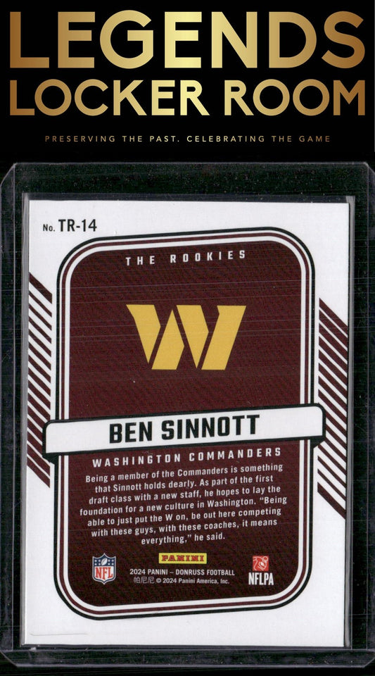 2024 Donruss #TR-14 Ben Sinnott The Rookies