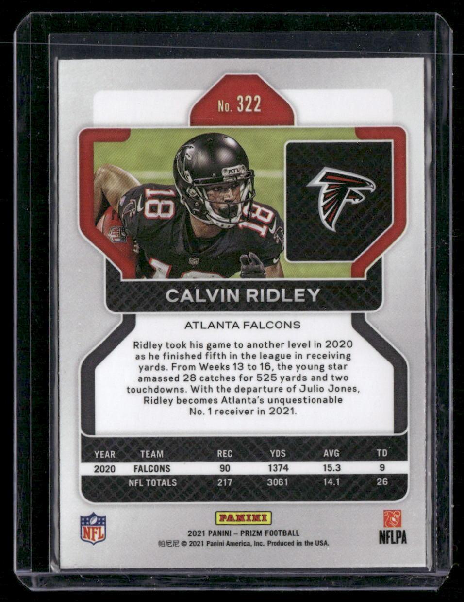 2021 Panini Prizm #322 Calvin Ridley