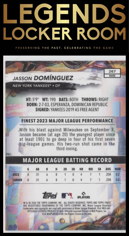 2024 Finest #267 Jasson DomÃnguez