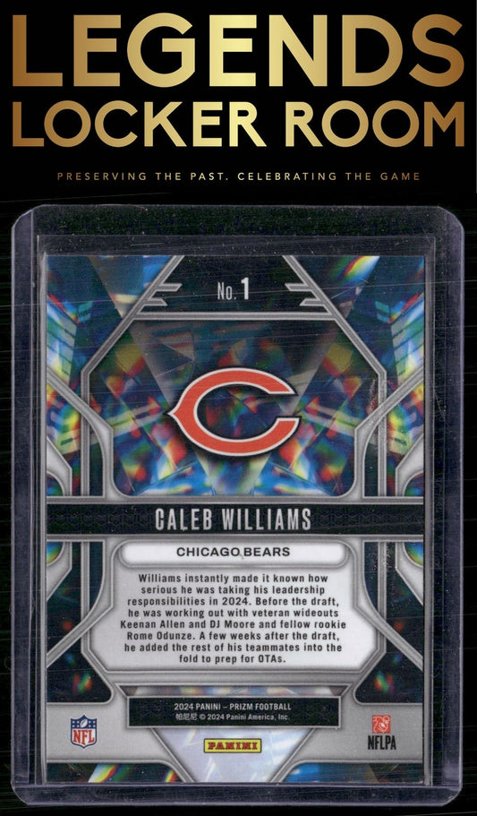 2024 Panini Prizm #1 Caleb Williams Prizmatic