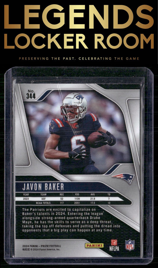 2024 Panini Prizm #344 Javon Baker