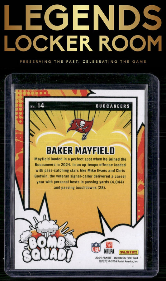 2024 Donruss #14 Baker Mayfield Bomb Squad