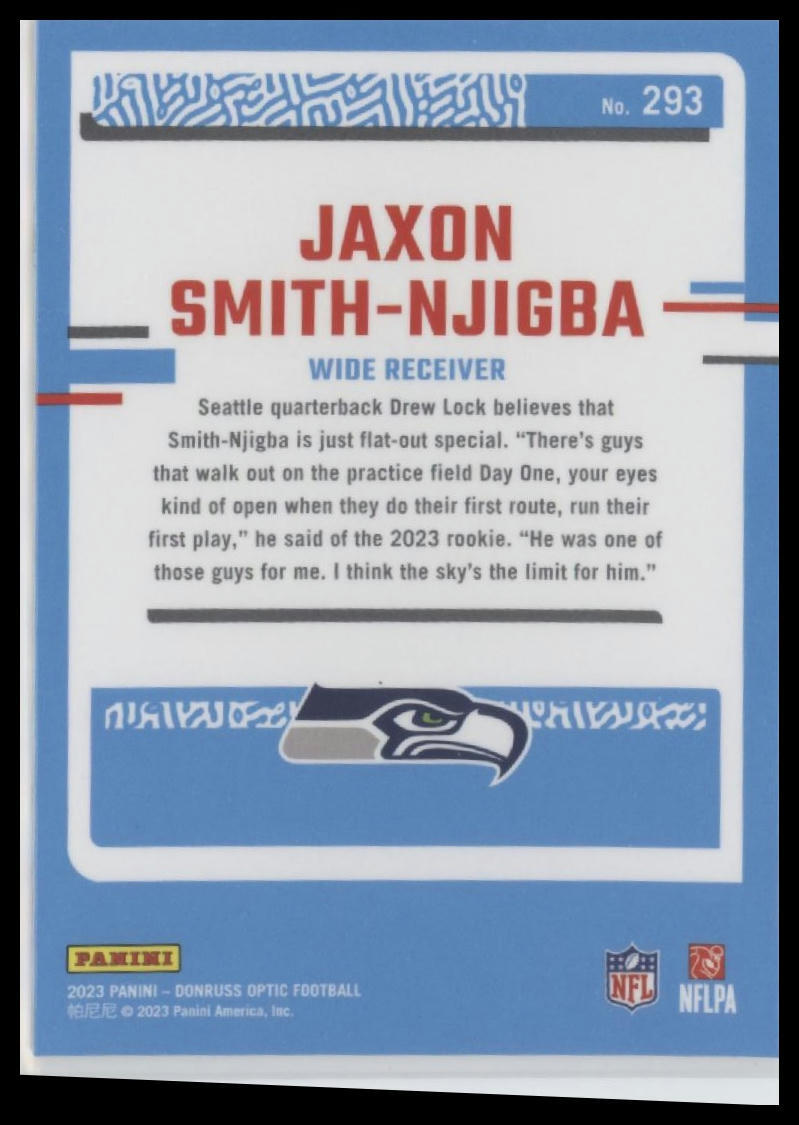 2023 Donruss Optic #293 Jaxon Smith-Njigba