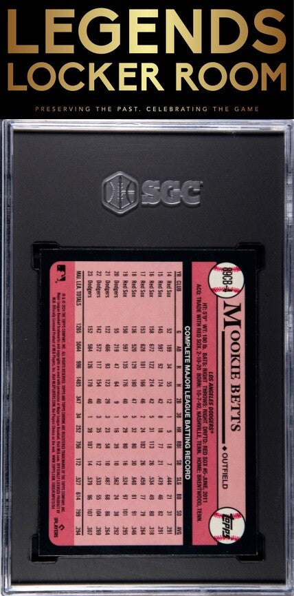 2024 Topps Chrome #89CB-4 Mookie Betts '89 Des. SGC 10