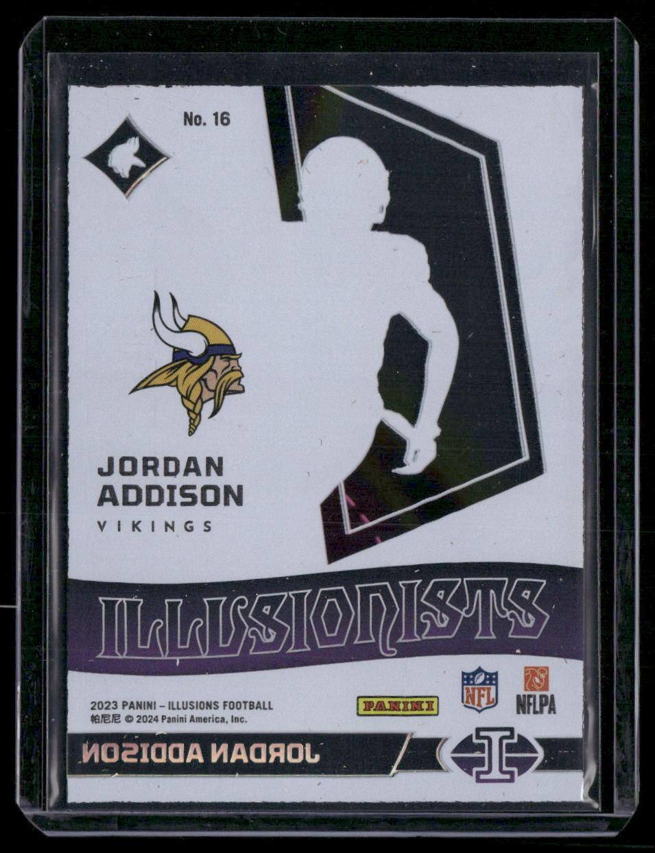 2023 Panini Illusions #16 Jordan Addison Illusionists