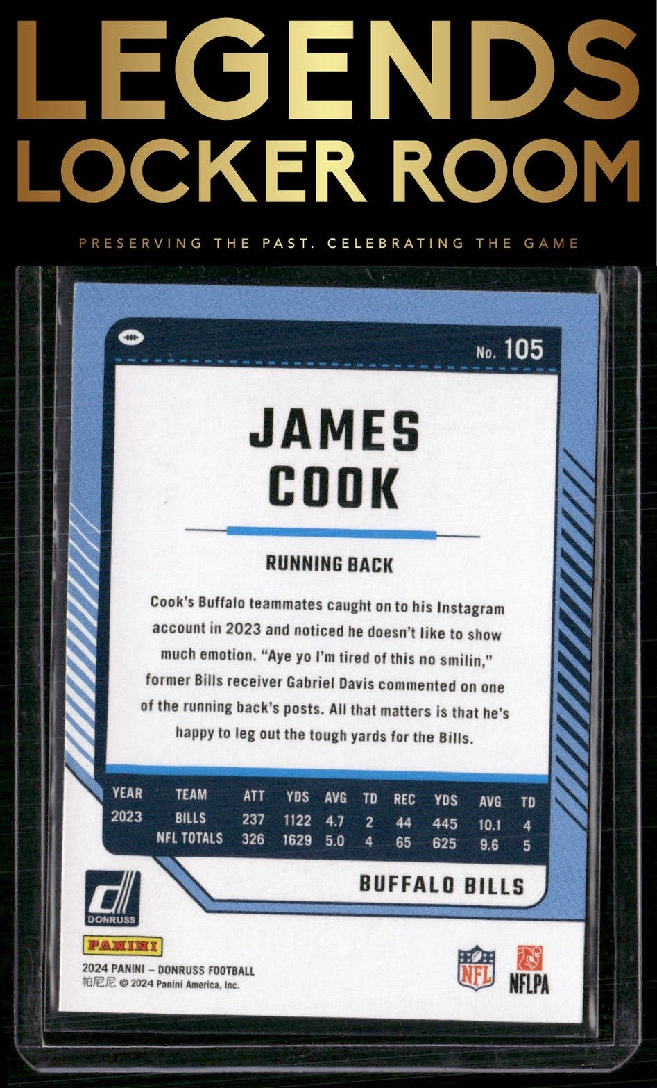 2024 Donruss #105 James Cook