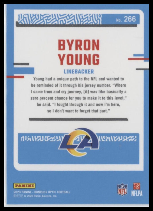 2023 Donruss Optic #266 Byron Young