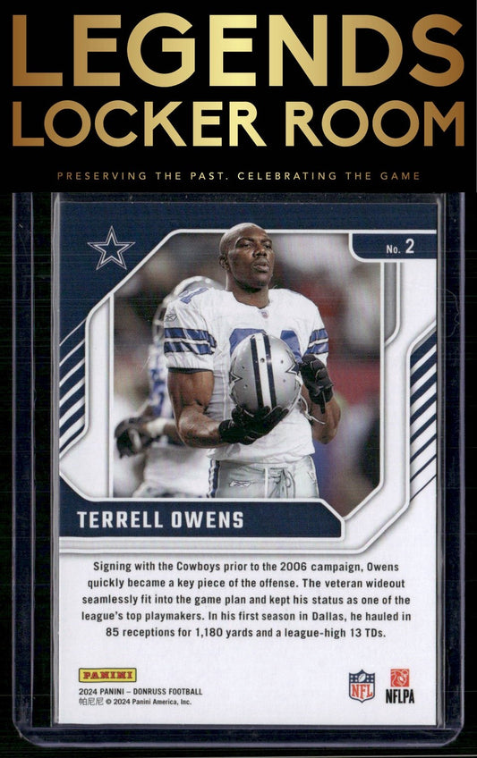 2024 Donruss #2 Terrell Owens The Legends Series