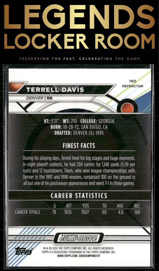 2023 Topps Composite #180 Terrell Davis Finest Refractor